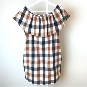 off the shoulder tunic top
